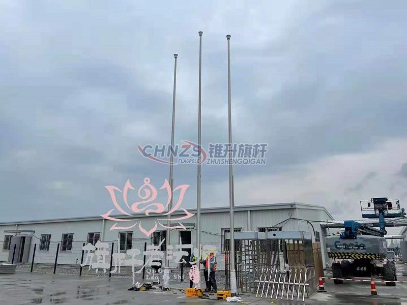 不銹鋼永登旗桿安裝